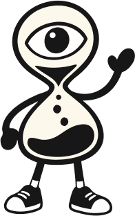 Blink, the hourglass character